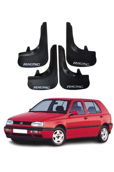 SONİKON LİNE Compatible with Volkswagen Golf 3 All Cases Racing Written 4'Lü Dust Cover Mudguard Mudguard Mudguard Modified