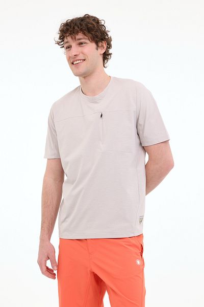 lumberjack Ml Keys 11Ymmt22037 5Fx Stone Color Men's Short Sleeve T-Shirt