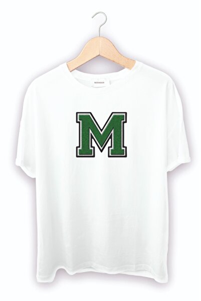 Matbaagram M - Harfli Beyaz Tişört