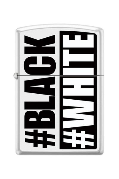 Zippo Çakmak 214-055400 Black White