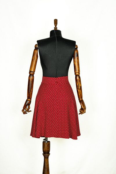 Sihirli Düğmeler Flared Skirt