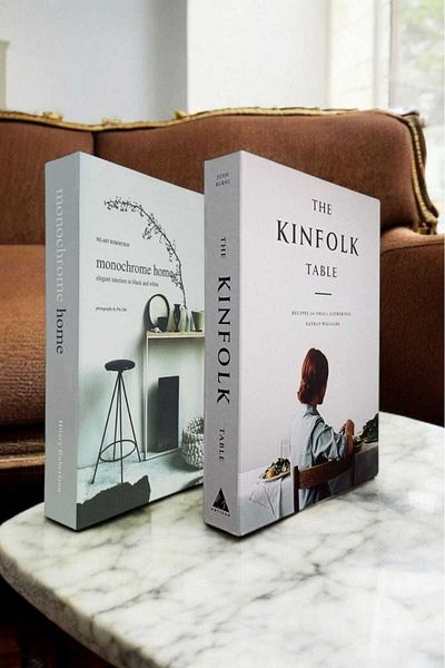 BayCazip Decorative Book Look Box Set of 2 Decorative Book Looking Box