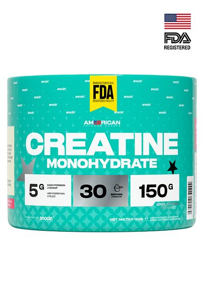 anocin Creatine - 150g - Creatine - Creatine Monohydrate Aroma Free Taste- American Fitness Series