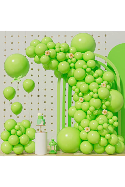 Choice10 مجموعة بالونات خضراء أخرى، 148 قطعة، بأحجام مختلفة، بالونات خضراء فا...