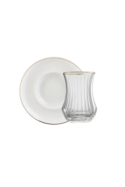 Sandro Moreno 1898 Lıne Gold 12 Parça Optik Çay Seti