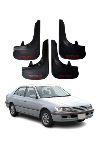 SONİKON LİNE Toyota Corona Compatible Racing Written 4-Piece Leggings Mudguard Leggings Modified