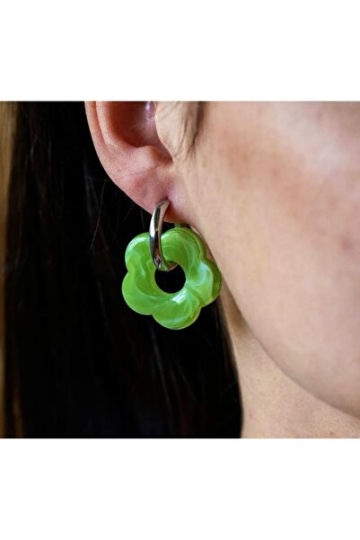 BY YASİN TOPÇU Steel Silver Earrings