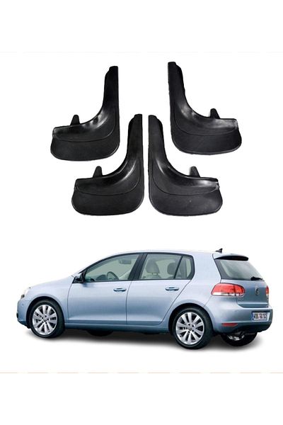 SONİKON LİNE Volkswagen Golf 6 Compatible 4-Piece Dust Cover Mudguard Mudguard Modified