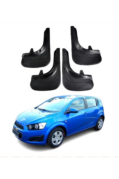 SONİKON LİNE Chevrolet Aveo Hb 2011 and Later Compatible 4-Piece Dust Cover Mudguard Mudflap Modified