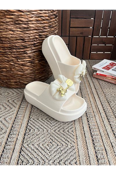 Behtah Kundura High Thick Soled Yeezy Slide Slippers Garden Beach Pool Sea Summer Daily Slippers