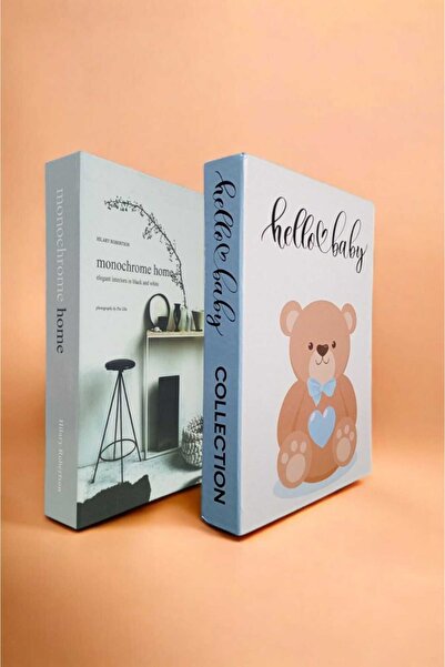 BGV HOME Decorative Book Look Openable Box 2 Pieces