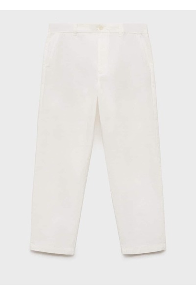 MANGO Man Regular fit keten pantolon