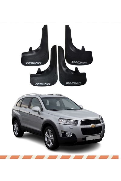 SONİKON LİNE Chevrolet Captiva Compatible Racing Written 4-Piece Dust Cover Mudguard Mudguard Modified