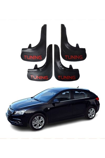 SONİKON LİNE Chevrolet Cruze Hb Tuning Written Compatible with All Cases 4'Lü Dust Cover Mudguard Mudflap Modified