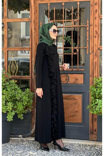 MISS DALIDA Mi̇ss Dalida Black Knitwear Dress - T25K-4010