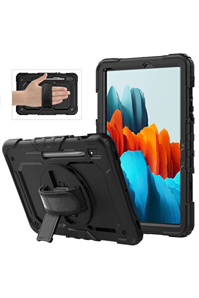 UnDePlus Samsung Galaxy Tab S10 Lite FE/S10/S9 FE/S9 Uyumlu Kılıf Defender Askılı Pars Case Fuji