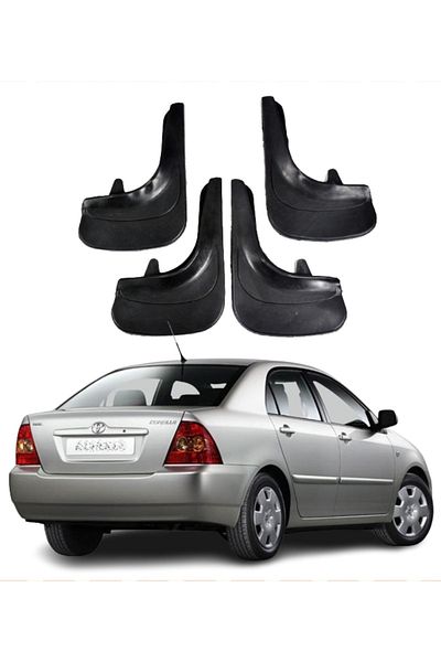 SONİKON LİNE Compatible with Toyota Corolla All Cases 4-Piece Dust Cover Mudguard Mudflap Modified