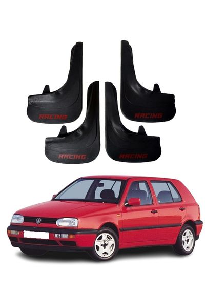 SONİKON LİNE Compatible with Volkswagen Golf 3 All Cases Racing Written 4'Lü Dust Cover Mudguard Mudguard Mudguard Modified