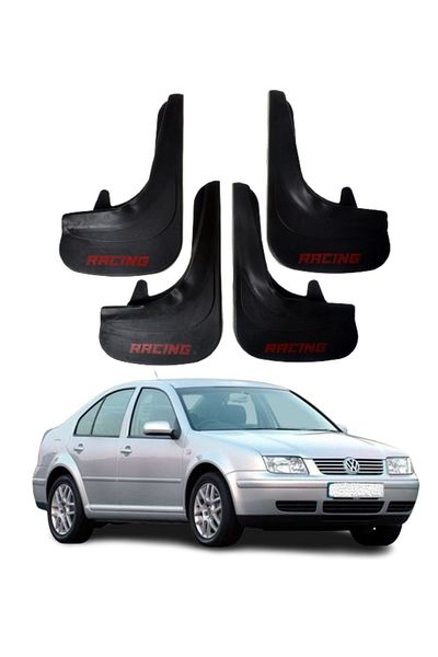 SONİKON LİNE Volkswagen Bora Compatible Racing Written 4-Piece Leggings Mudguard Mudguard Modified