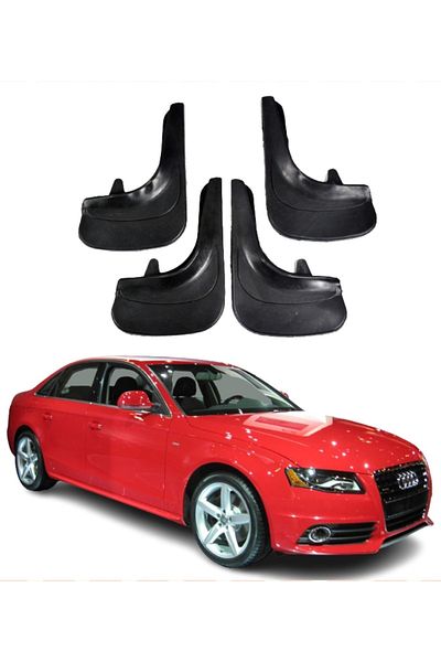 SONİKON LİNE Audi A5 Compatible 4-Piece Dust Cover Mudguard Mudflap Modified