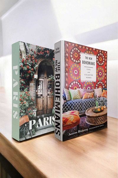 BayCazip Decorative Book Look Box Set of 2 Decorative Book Looking Box
