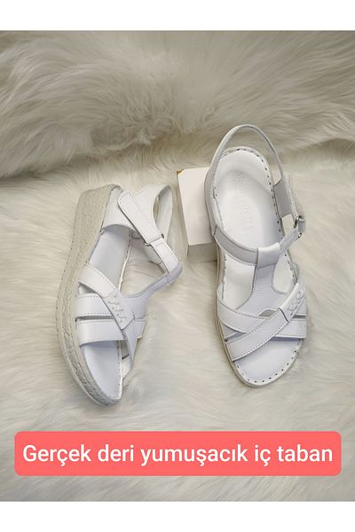 patik ayakkabı Mother Sandal Leather Orthopedic Soft