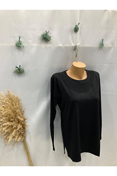 Nacar Kadın Büyük Beden Anne Penye Bluz