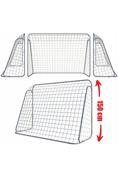 zola Τέρμα ποδοσφαίρου Zola 215 x 150 x 75 cm, ατσάλινο σκελετό, πολυεστερικό δίχτυ, μπάλα αρ. 4, σημαία, 7 καρφιά στερέωσης