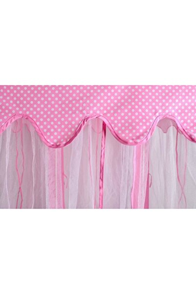 zola Παιδική σκηνή παιχνιδιού, Zola, σε στυλ σκηνής, με κουρτίνες, ροζ, συνολικό ύψος 140 cm