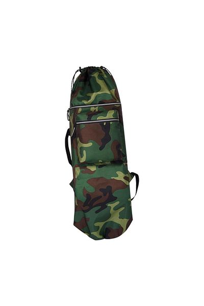 Choice green Oxford Skateboard Backpack Bag with Handle Shoulder Bag Water Resistant Portable Longboard Car