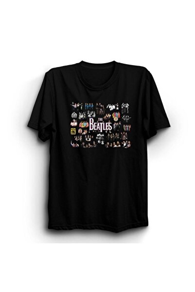 The Fame The Beatles, mnogo miksova, rok metal muzički bend, 100% Pamuk crna ...