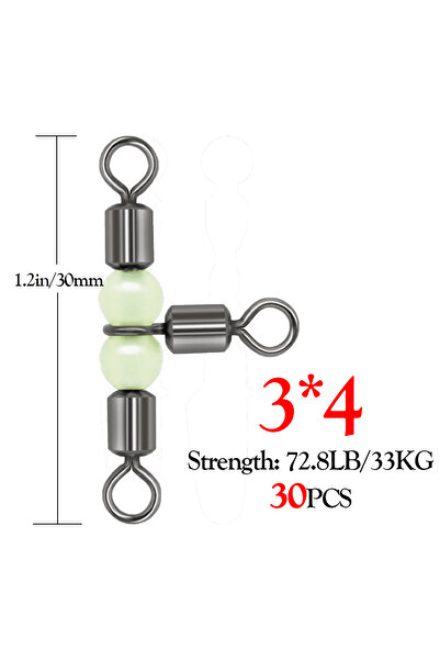 Goture 3 4-30 قطعة Goture 30 قطعة/الوحدة حلقات صيد مضيئة على شكل قرع حلقات صي...