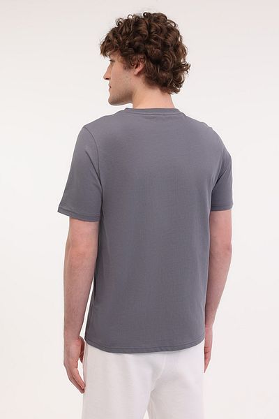 lumberjack Ml Emıl 11Trv19 5Fx Gray Men's Short Sleeve T-Shirt