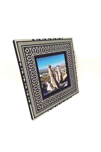Sadrazam Căminele de zâne Cappadocia Ürgüp (Trei frumuseți) - Masă MDF imprimată (20 X 20 KRT-158 TRKSDF)