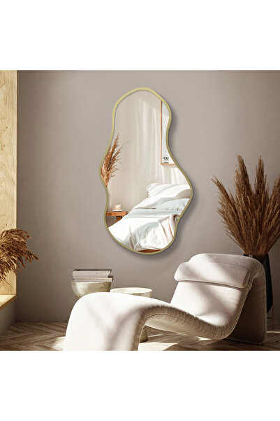 CG HOME Asimetrik Ayna, Duvar Aynası, Konsol Aynası, Çerçeveli Ayna, Boy ayna...