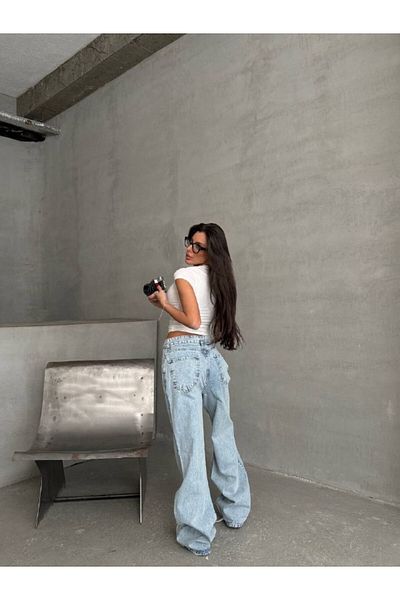DENİKK TREND SPECIAL DESIGN ΠΛΑΤΗ ΠΟΔΙ PALAZZO JEAN ΤΕΝΙΝ ΠΑΝΤΕΛΟΝΙ ΛΕΠΤΟΜΕΡΕΙΑΣ