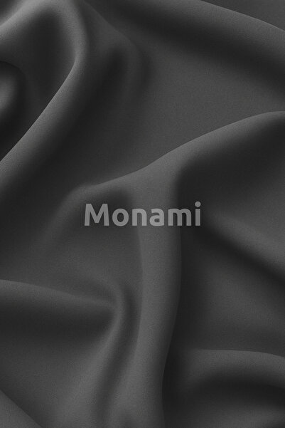 Monami Luxury Gray Elegance Light Proof Blackout Curtain