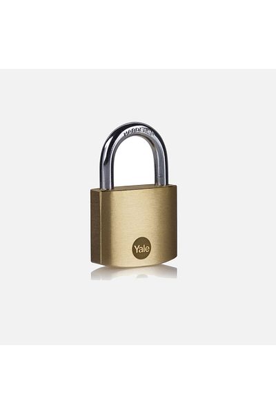 Yale 60mm Pad Brass Lock - Blister