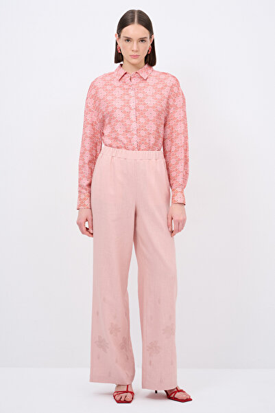 Love My Body Nakış Detaylı Pantolon