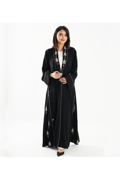 Rosette Abaya Black-R-202469