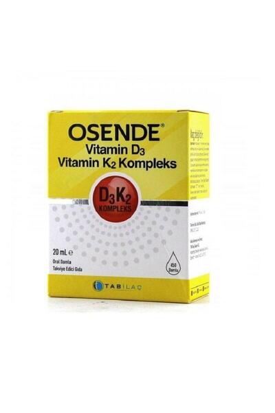 Osende Vitamin D3k2 Kompleks Damla 20 Ml
