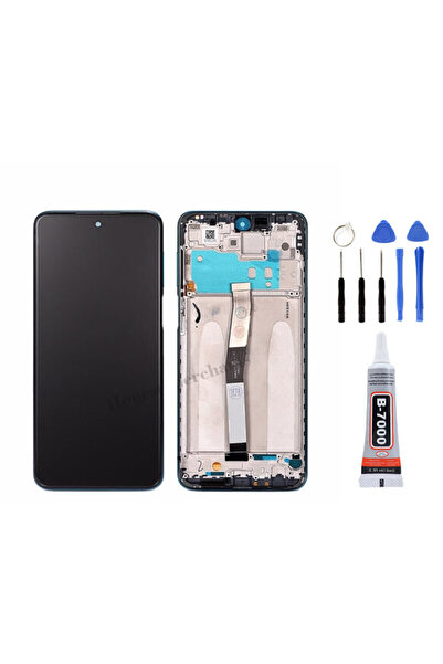 TamirCep Xiaomi Redmi Note 9 Pro Çıtalı Koyu Gri Uyumlu Ekran Lcd Dokunmatik ...