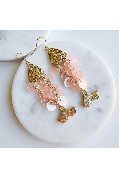 Venus Design Çelik Pullu Balık Küpe