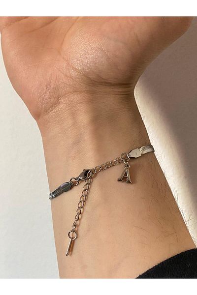 bijoux uniques Letter a 316L Steel Italian Bracelet Does Not Tarnish