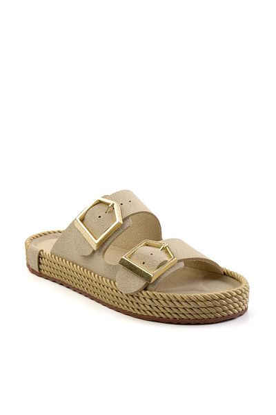 Bambi Beige Women's Slippers K 04688001702