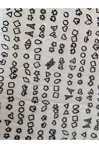 Shisa Jewel Rastgele seçilmiş 4 çift gümüş ve siyah minimalist küpe. Hipoalerjenik plastik küpe iğneleri(75)