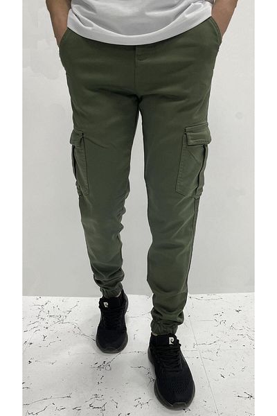 CLASSİCS MEN Big Rodoc Slim Fit Men's Elastic Leg Cargo Pants