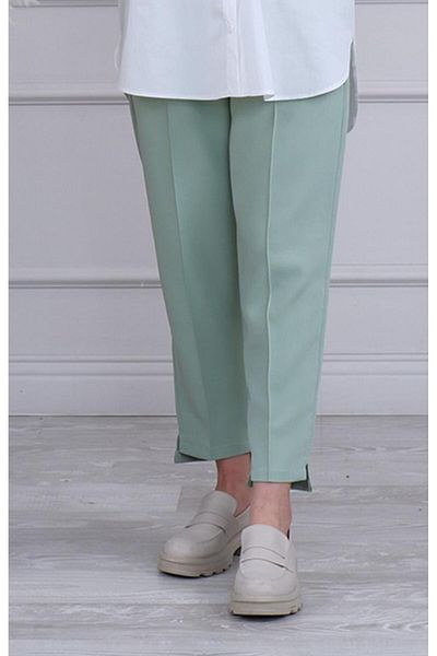 Invee Green Women's Trousers 6315 - Invee