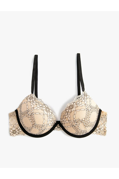 Koton BH mit Blumenmuster und Spitze