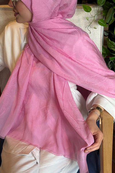 ipekevi Silk Shawl 04372 Candy Pink